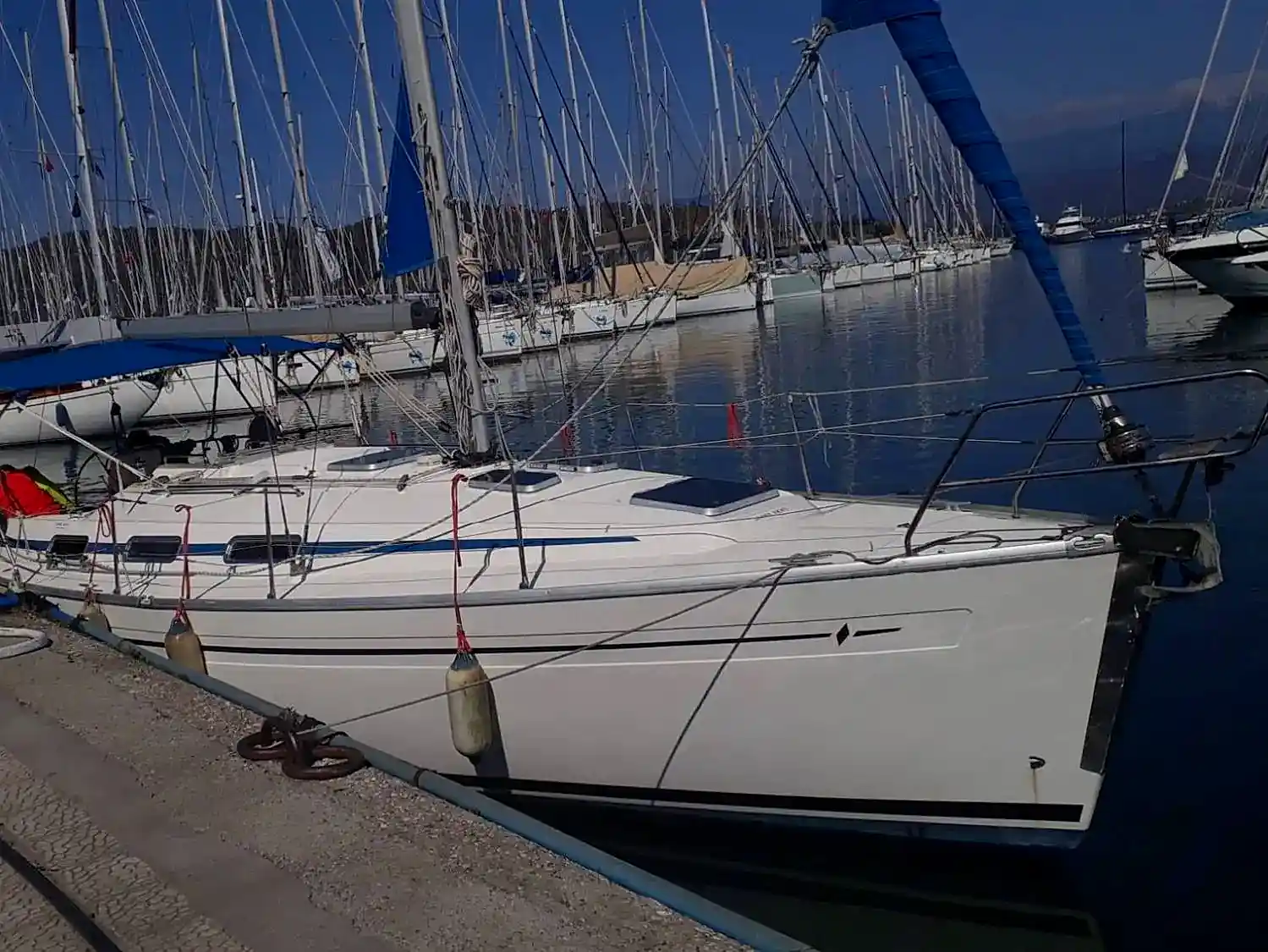 Fethiye Ece Marina'da Yelkenli